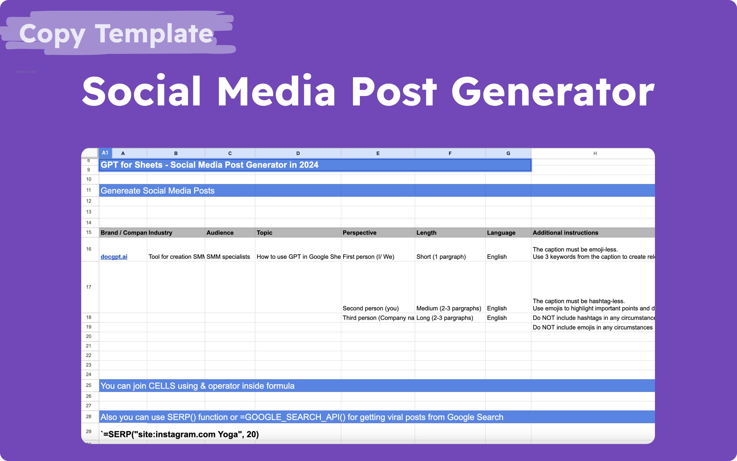 AI Social Media Post Generator - Automated content creation for multiple social platforms using ChatGPT