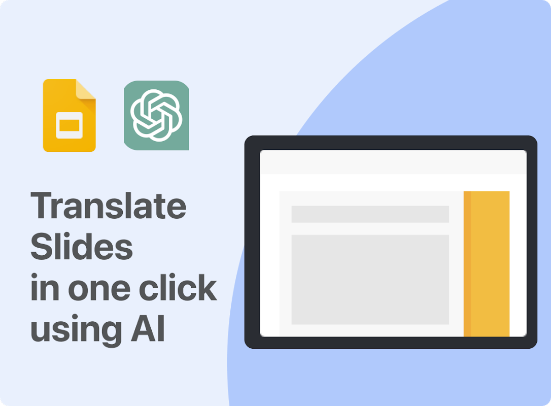 Translate slides with AI GPT